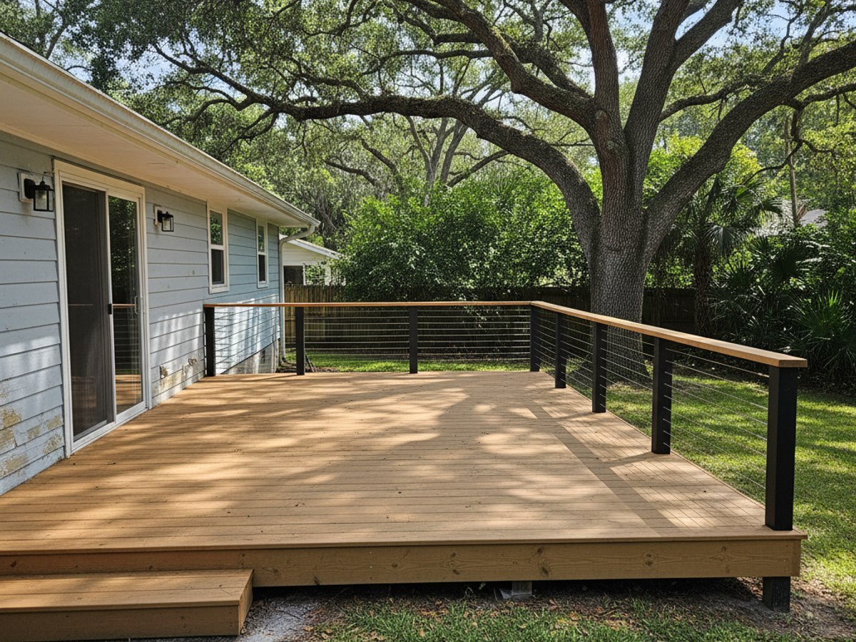 Composite Decking Installation completed by Heritage Deck Solutions in Collierville, MS