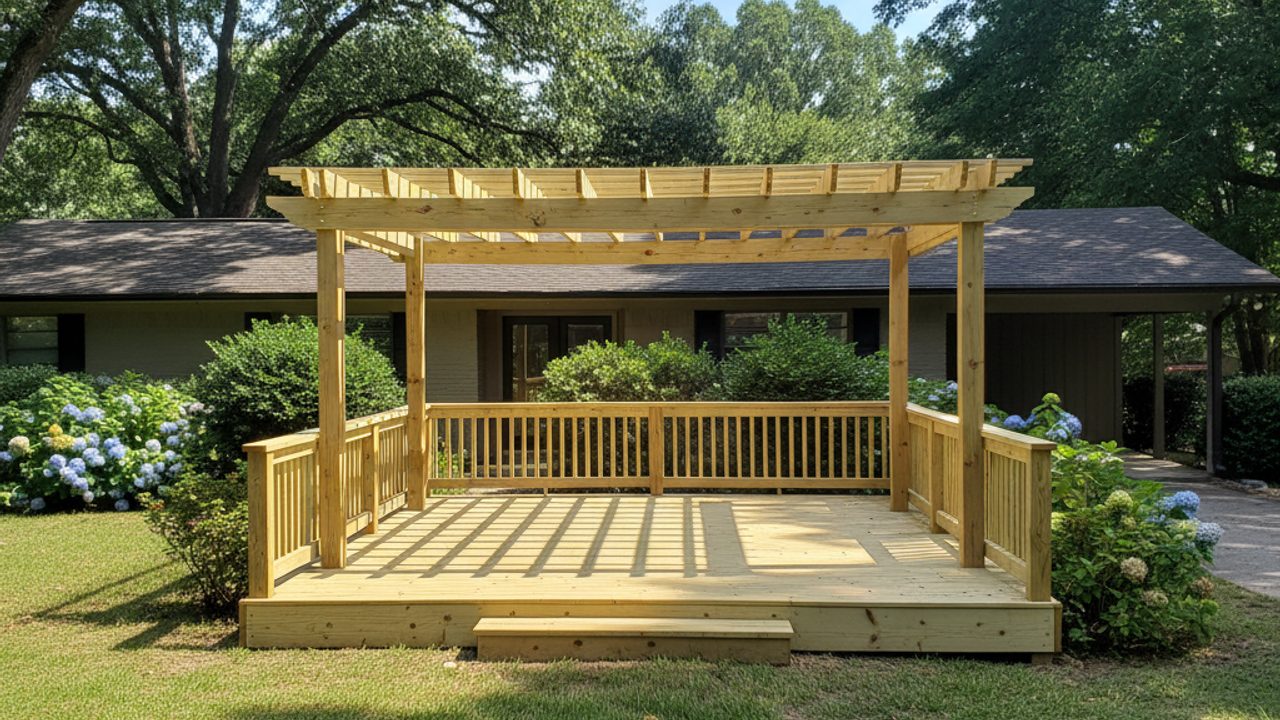 Deck Installation completed by Heritage Deck Solutions in Olive Branch, MS