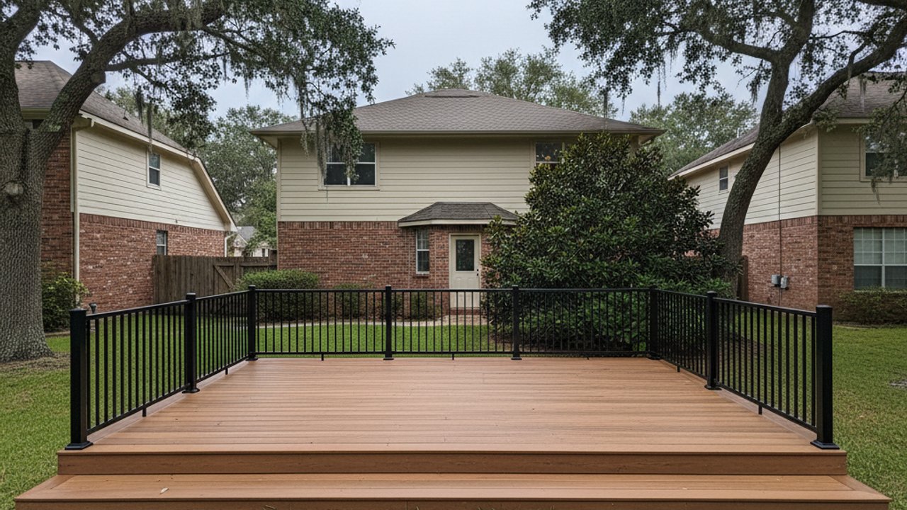 Deck Installation completed by Heritage Deck Solutions in Nesbit, MS
