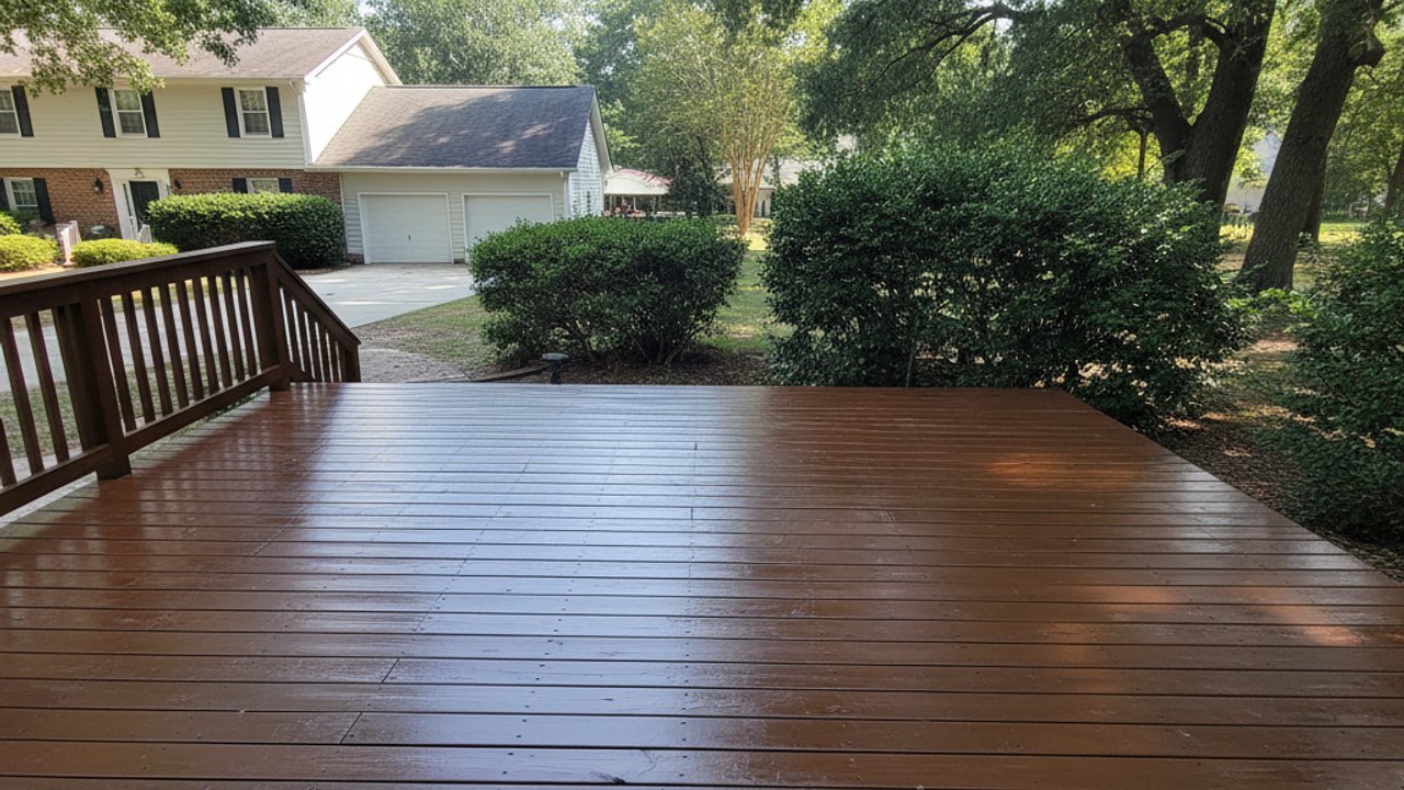 Deck Staining & Sealing completed by Heritage Deck Solutions in Memphis, MS